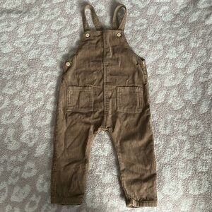 H&M toddler boy corduroy overalls size 2T